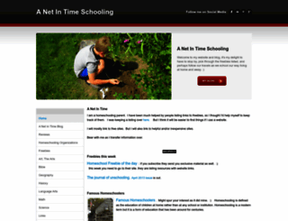 anetintimeschooling.weebly.com screenshot