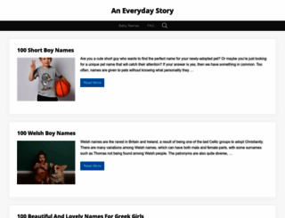 aneverydaystory.com screenshot
