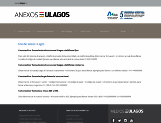 anexos.ulagos.cl screenshot
