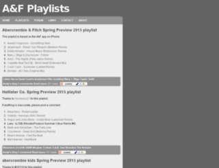 anfplaylists.com screenshot