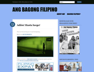 angbagongfilipino.wordpress.com screenshot