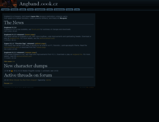 angband.oook.cz screenshot