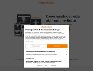 angebot.handelsblatt.com screenshot