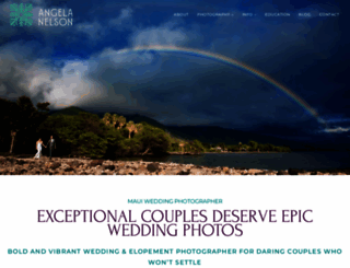 angelanelsonphoto.com screenshot