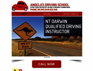 angelasdrivingschool.com.au screenshot