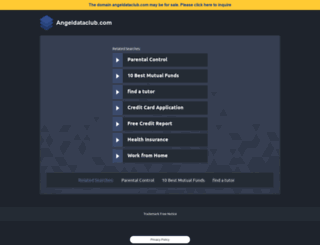 angeldataclub.com screenshot