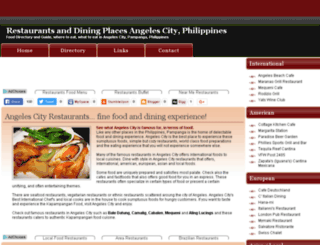 angelescityrestaurants.com screenshot