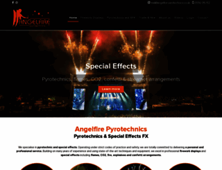 angelfire-pyrotechnics.co.uk screenshot