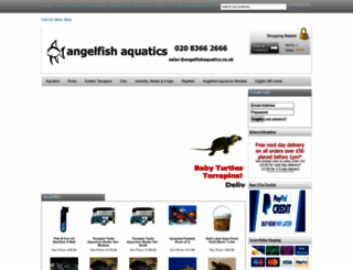 angelfishaquatics.co.uk screenshot