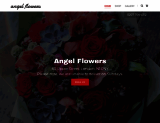 angelflowersandplants.co.uk screenshot