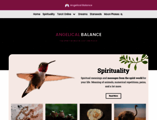 angelicalbalance.com screenshot