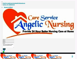 angelicnursingcare.com screenshot