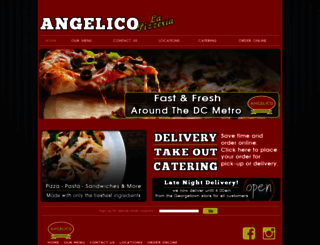 angelicopizzeria.com screenshot