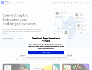 angelinvestmentnetwork.co.uk screenshot