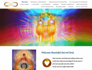 angeliquelarson.com screenshot