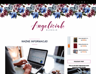 angelisiak-bloguje.blogspot.com screenshot