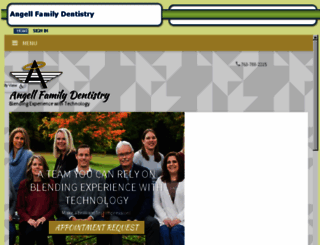 angellfamilydentistry.mydentalvisit.com screenshot