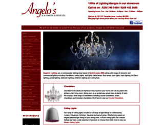 angelos-lighting.co.uk screenshot