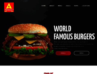 angelosburgers.com screenshot