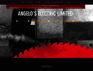 angeloselectric.com screenshot