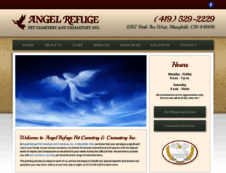 angelrefugepetcemetery.com screenshot