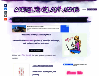 angelsglamjams.weebly.com screenshot