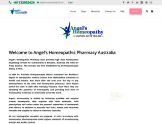 angelshomeopathicdispensary.com.au screenshot