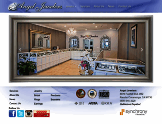 angelsjewelers.com screenshot