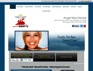 angelwaydental.com screenshot