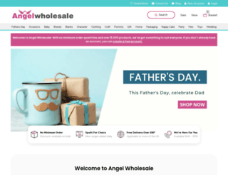 angelwholesale.co.uk screenshot