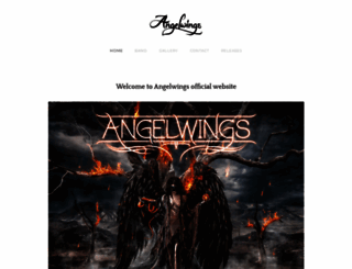 angelwings-band.com screenshot