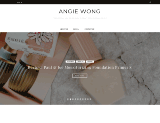 angiewongx.com screenshot