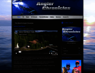 anglerchronicles.com screenshot