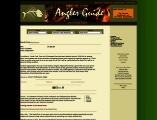 anglerguide.com screenshot