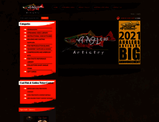 anglersartistry.com screenshot