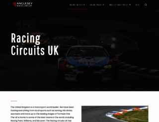 anglesey-race-circuit.co.uk screenshot
