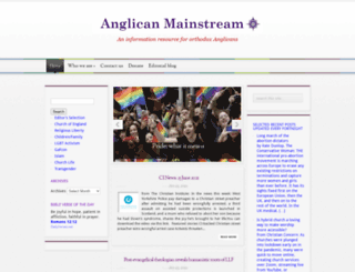 anglican-mainstream.net screenshot