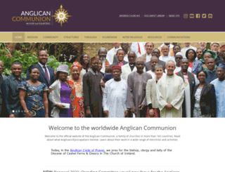 anglicancommunion.org screenshot