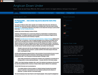 anglicandownunder.blogspot.com screenshot