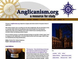 anglicanism.org screenshot