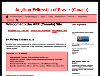 anglicanprayer.org screenshot