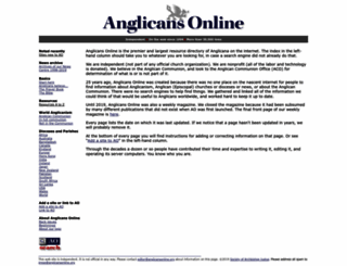 anglicansonline.org screenshot