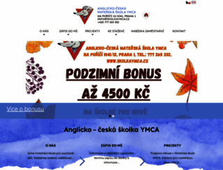 anglickaskolka-ymca.cz screenshot