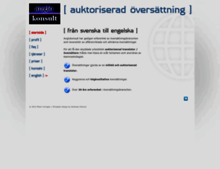 anglokonsult.se screenshot