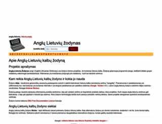 anglu-lietuviu.com screenshot