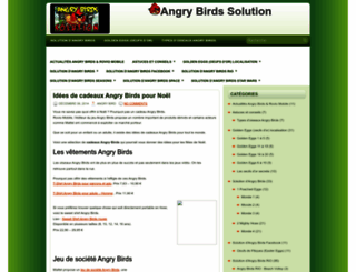 angry-birds-solution.fr screenshot