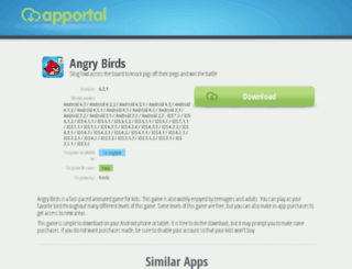 angry-birds.apportal.co screenshot