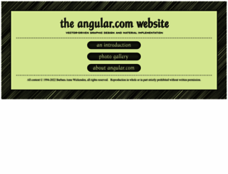 angular.com screenshot
