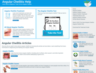 angularcheilitishelp.org screenshot