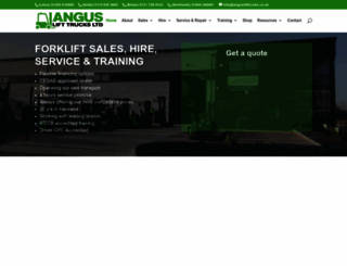 anguslifttrucks.co.uk screenshot